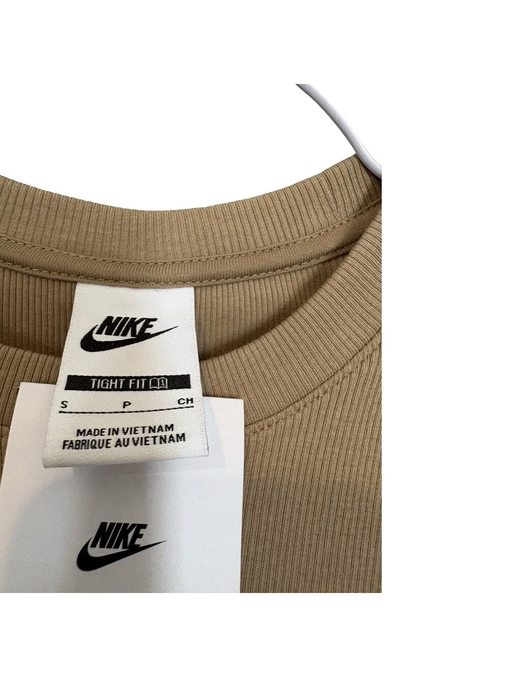 Nike The Nike Tee Loose Fit T-Shirt Mens Small Khaki Brown NWT Center Nike Heavy